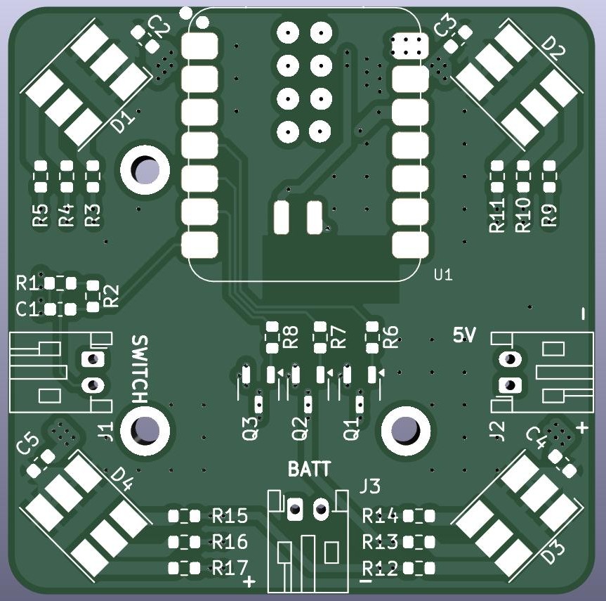 Front of board