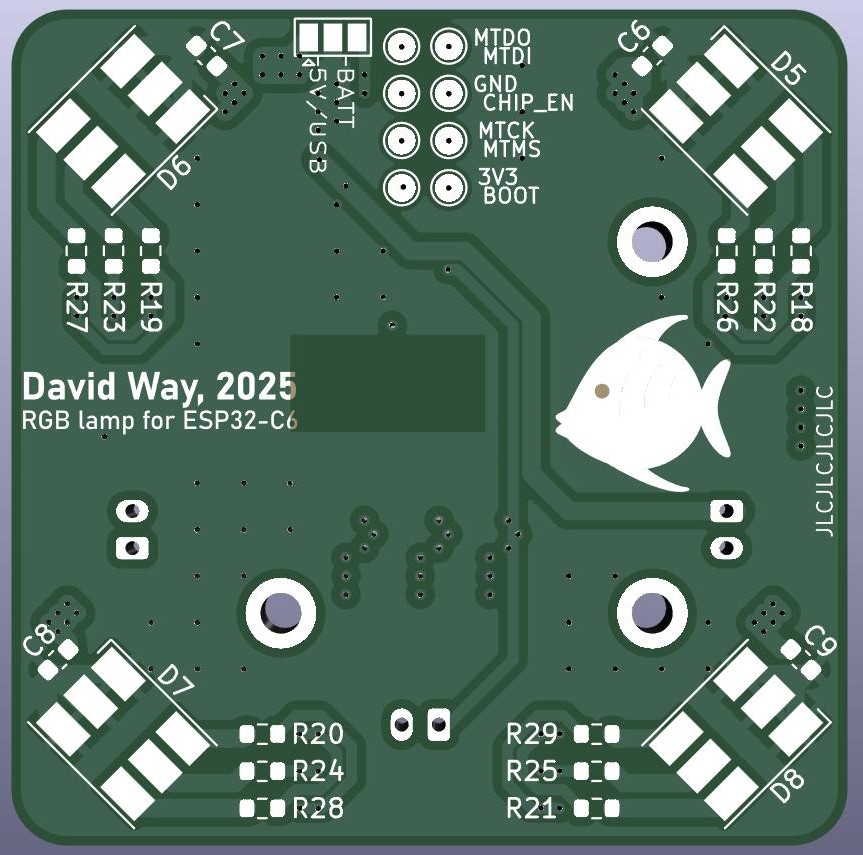 Rear of board